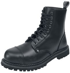 Čierne topánky na šnurovanie, Black Premium by EMP, Topánky