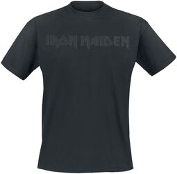 Black On Black Logo, Iron Maiden, Tričko