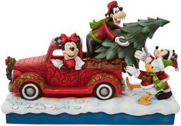 Mickey and Friends - Christmas tree in the red pick-up truck, Mickey Mouse, Zberateľská figúrka