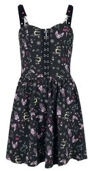 Ditsy Ouija Printed Mini Dress, Jawbreaker, Krátke šaty