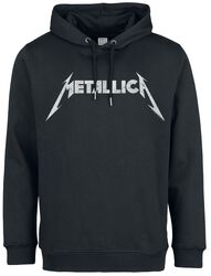 Amplified Collection - White Logo, Metallica, Mikina s kapucňou