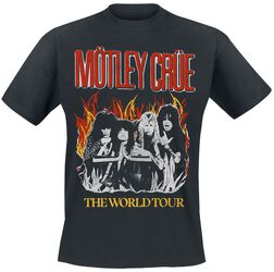 Vintage World Tour Flames, Mötley Crüe, Tričko