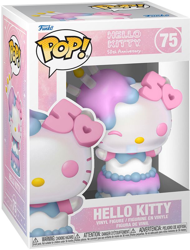 Vinylová figúrka č.75 Hello Kitty (50th Anniversary)