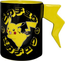 3D hrnček Pikachu lightning, Pokémon, Šálka