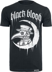 Tričko s polmesiacom a morovým doktorom, Black Blood by Gothicana, Tričko