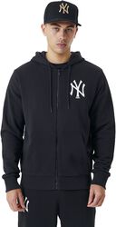 League Essentials - NY Yankees, New Era - MLB, Mikina s kapucňou na zips
