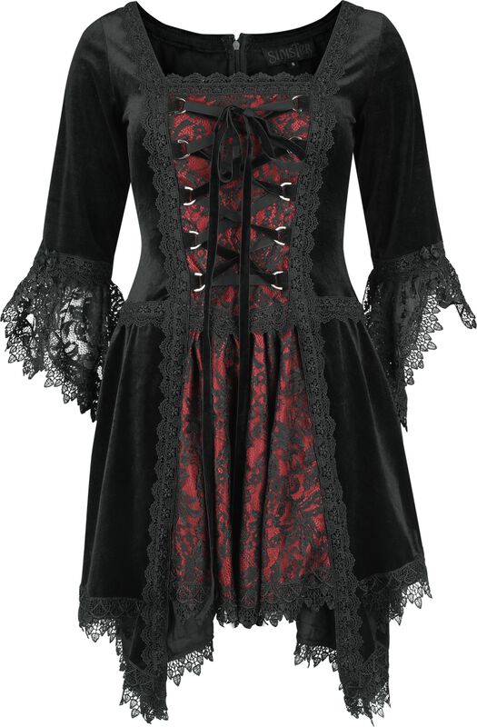 Krátke, gotické šaty
