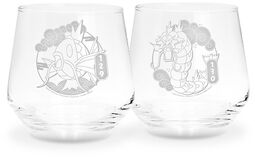 Magikarp & Gyarados, Pokémon, Sada sklenených pohárov