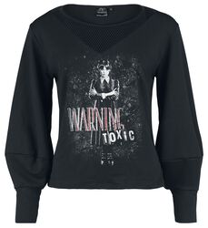 Warning - Toxic, Wednesday, Bavlnené tričko