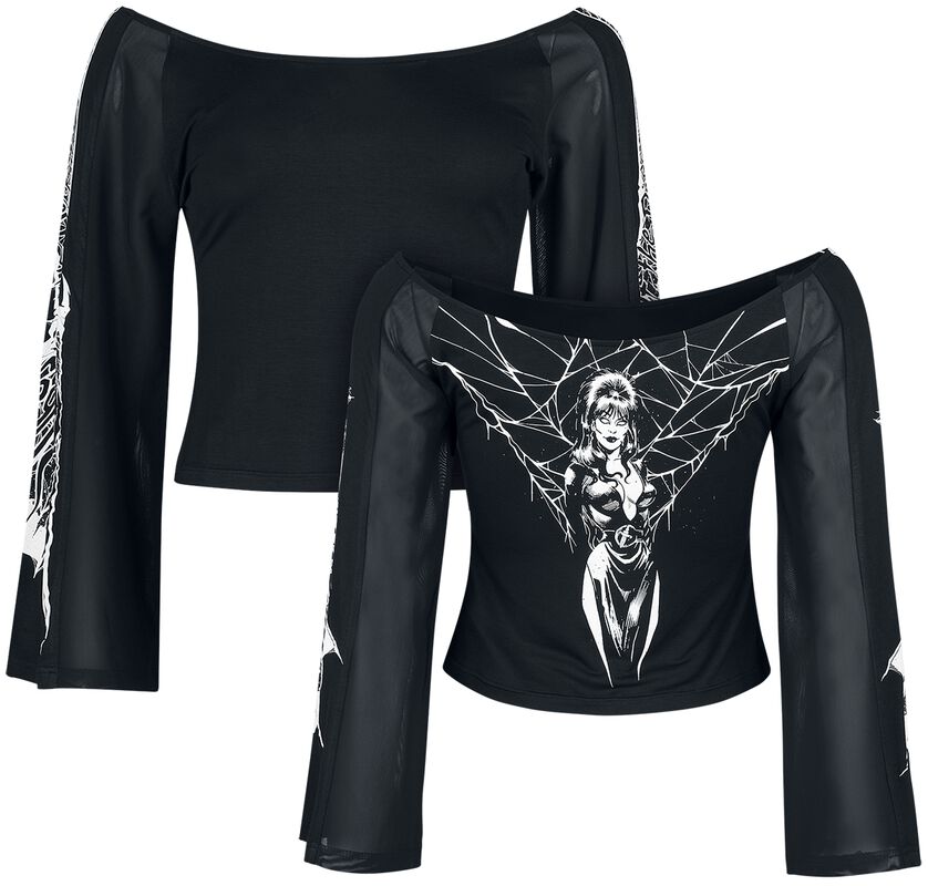 Tričko s dlhými rukávmi Gothicana x Elvira