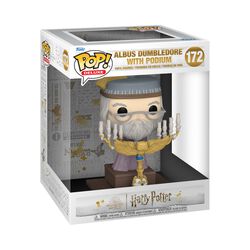 Albus Dumbledore with Podium (Pop! Deluxe) Vinyl Figurine 172, Harry Potter, Funko Pop!