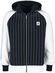 Striped Logo, Playstation, Mikina s kapucňou na zips