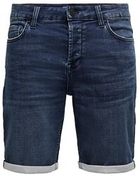 ONSPly Life Reg D Blue Slim Fit, ONLY and SONS, Kraťasy