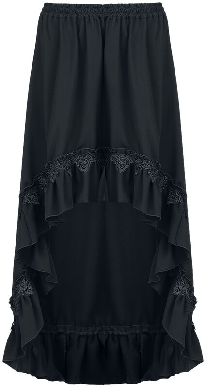 Gotická sukňa s asymetrickým lemom