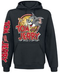Cartoon Logo, Tom And Jerry, Mikina s kapucňou