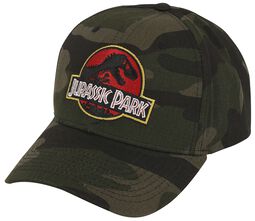 Kamufláž tričko s logom, Jurassic Park, Šiltovka