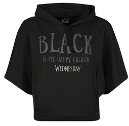 Wednesday - Black is my happy colour, Wednesday, Mikina s kapucňou