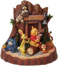 Winnie and Friends - Carved by Heart Collection, Medvedík Pu, Socha