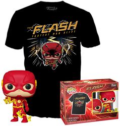 Vinylová figúrka č.1097 The Flash POP! a tričko, The Flash, Funko Pop!