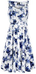 Blue Rosaceae Swing Dress, H&R London, Stredne dlhé šaty