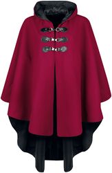 Červený plášť s kapucňou, Gothicana by EMP, Pelerína