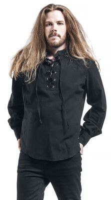 Lace-Up Shirt With Buckle