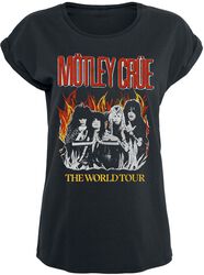 Vintage World Tour Flames, Mötley Crüe, Tričko
