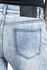 Svetlomodré džínsy Grace s opraným efektom a zahnutými manžetami