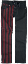 Dvojfarebné džínsy Pete, Gothicana by EMP, Rifle/džínsy