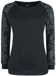 Skull & Roses, Black Premium by EMP, Bavlnené tričko