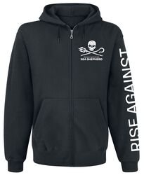 Sea Shepherd Cooperation - Our Precious Time Is Running Out, Rise Against, Mikina s kapucňou