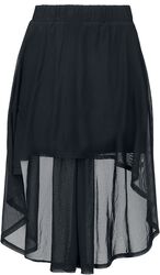 Sukňa s priesvitnými detailmi, Gothicana by EMP, Krátka sukňa