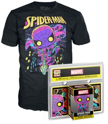 Spider-Man (Blacklight) - Pocket POP! & detské tričko, Spider-Man, Funko Pop!