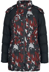 Kamufláž, zimná bunda, Rock Rebel by EMP, Zimná bunda