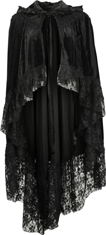Gotický plášť s kapucňou