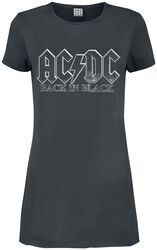 Amplified Collection - Back In Black, AC/DC, Krátke šaty
